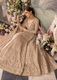 Rasha light pink jamawar bustier detail - Kanwal Malik bridal couture