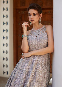Ravina grey bridal side view - Kanwal Malik bridal couture