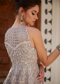 Ravina grey bridal styled look - Kanwal Malik bridal couture