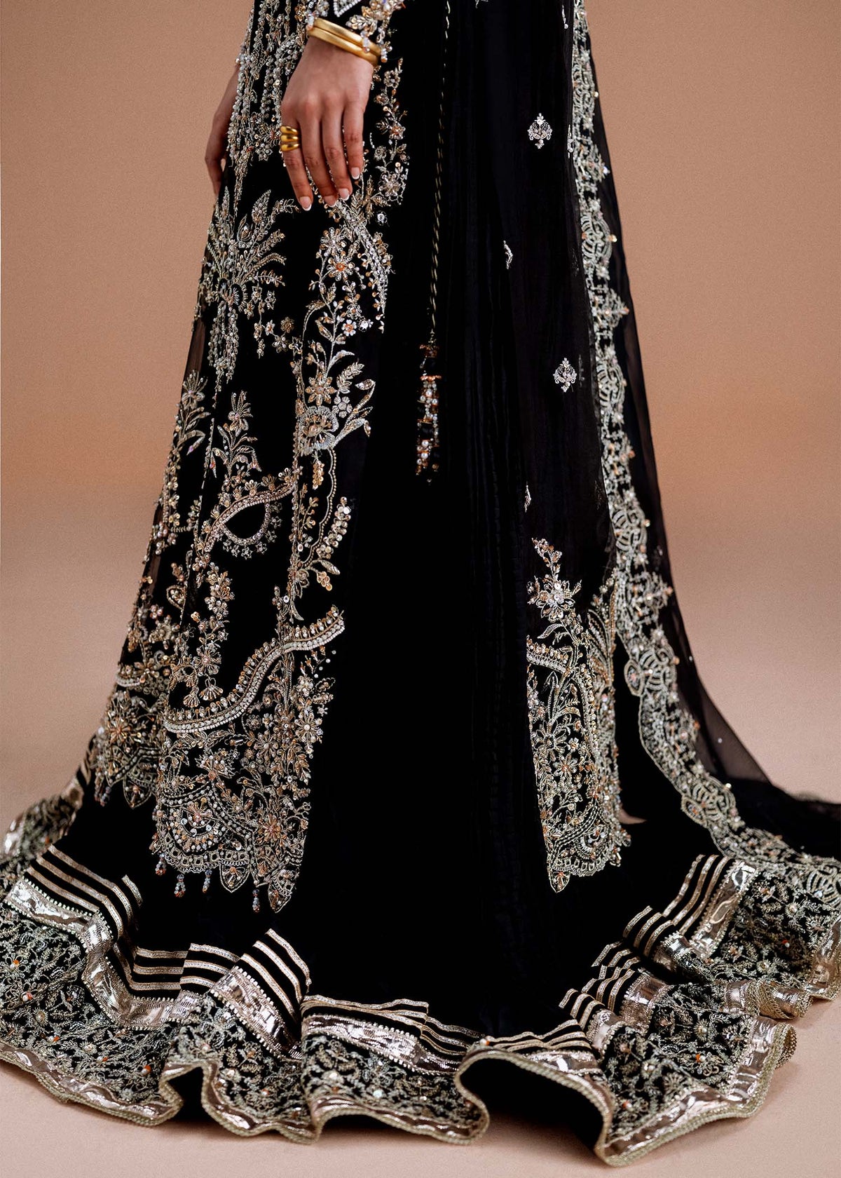 Rayen black complete look - Kanwal Malik luxury pret