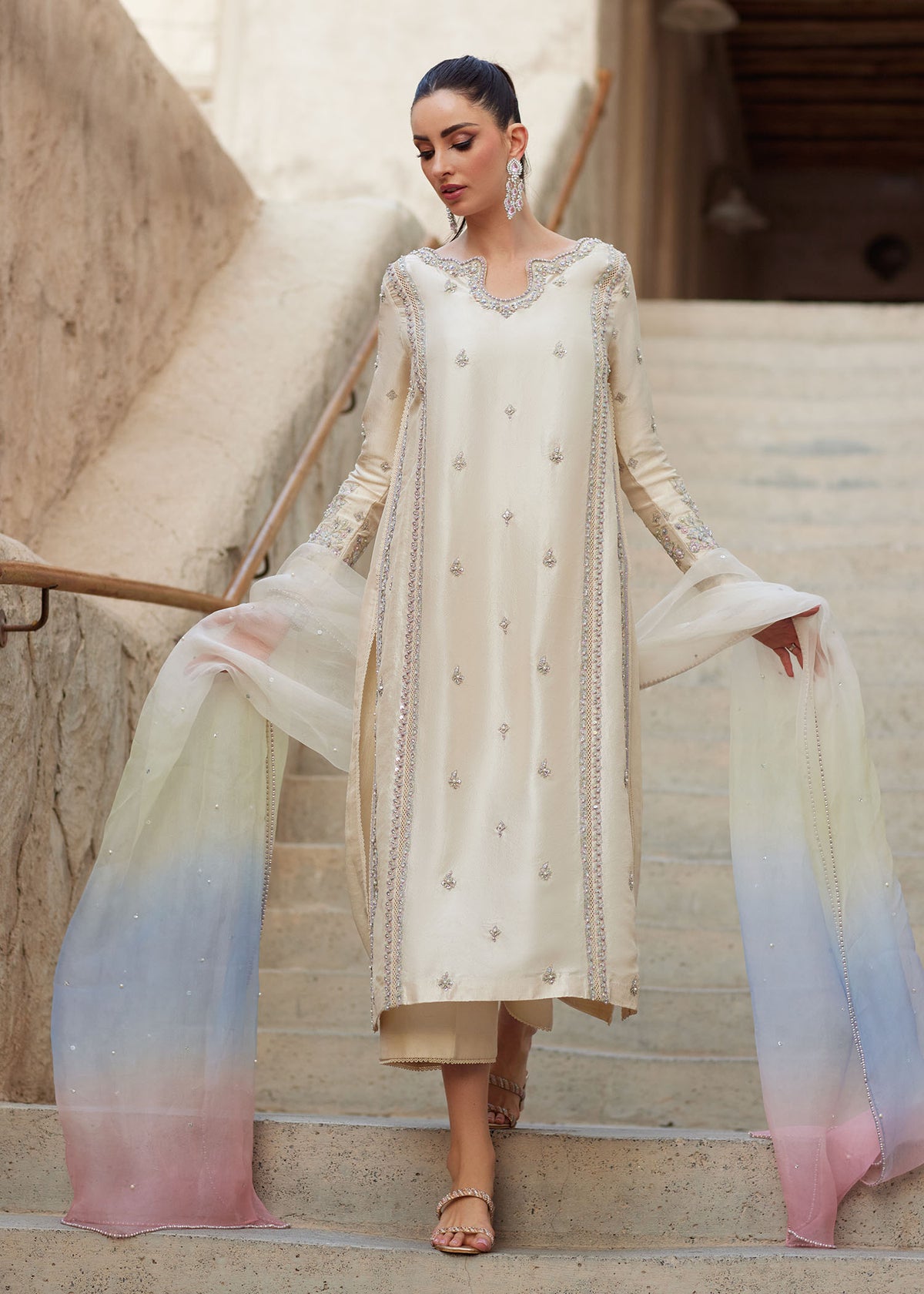 Reham ivory complete look - Kanwal Malik