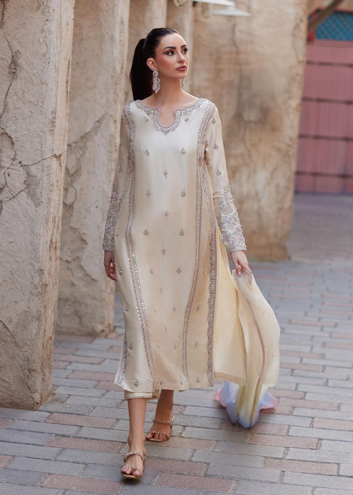 Reham ivory styled look - Kanwal Malik