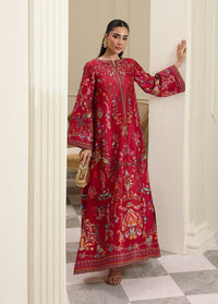 Rhea red kaftan complete look - Kanwal Malik