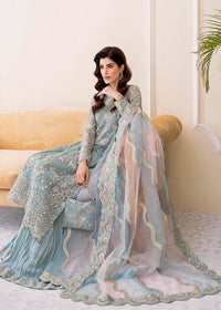 Rimel ice blue ensemble complete look - Kanwal Malik