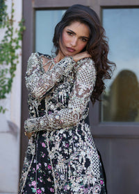 Rina black styled look - Kanwal Malik luxury pret
