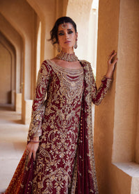 Riva bridal lehenga gold zari embellishment detail - Kanwal Malik