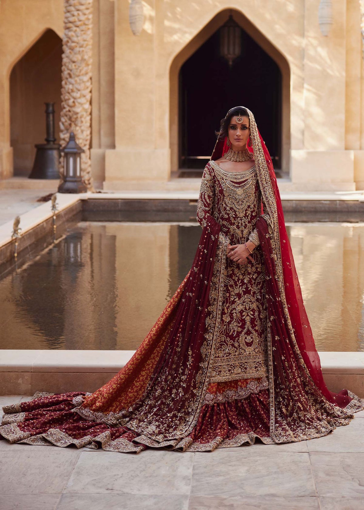 Riva bridal lehenga close-up handwork - Kanwal Malik