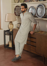 Shahmeer serene blue complete look - Kanwal Malik menswear