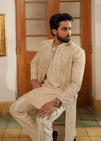 Shams off white back view - Kanwal Malik menswear