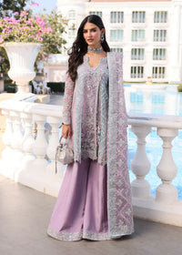 Shanila lilac complete look - Kanwal Malik luxury pret