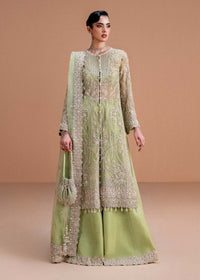 Sila lime green full ensemble view - Kanwal Malik