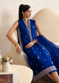 Siya royal blue ensemble complete look - Kanwal Malik