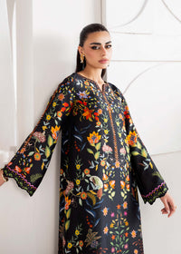 Sovana black embroidered neckline detail - Kanwal Malik