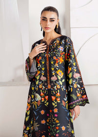 Sovana black floral motif detail - Kanwal Malik