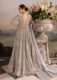 Tania grey bridal back view - Kanwal Malik bridal couture