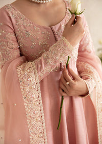 Tierra blush pink culotte pants detail - Kanwal Malik