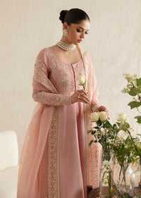 Tierra blush pink embellished dupatta detail - Kanwal Malik