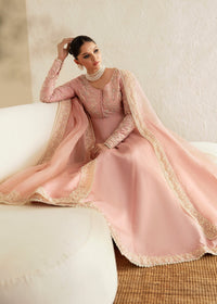 Tierra blush pink ensemble back view - Kanwal Malik