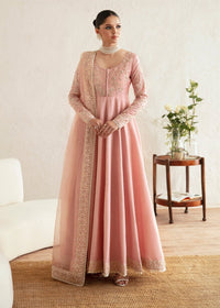 Tierra blush pink pishwas front view - Kanwal Malik