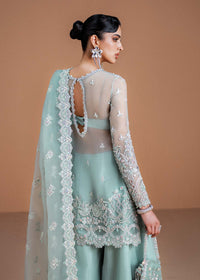 Vania ice blue styled look - Kanwal Malik luxury pret