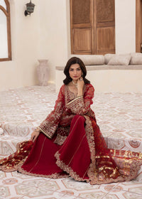 Zehrah red ensemble complete look - Kanwal Malik