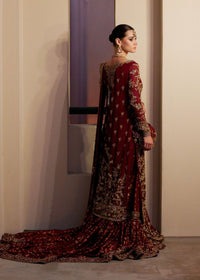 Zinia bridal dress beadwork and sequin detail - Kanwal Malik