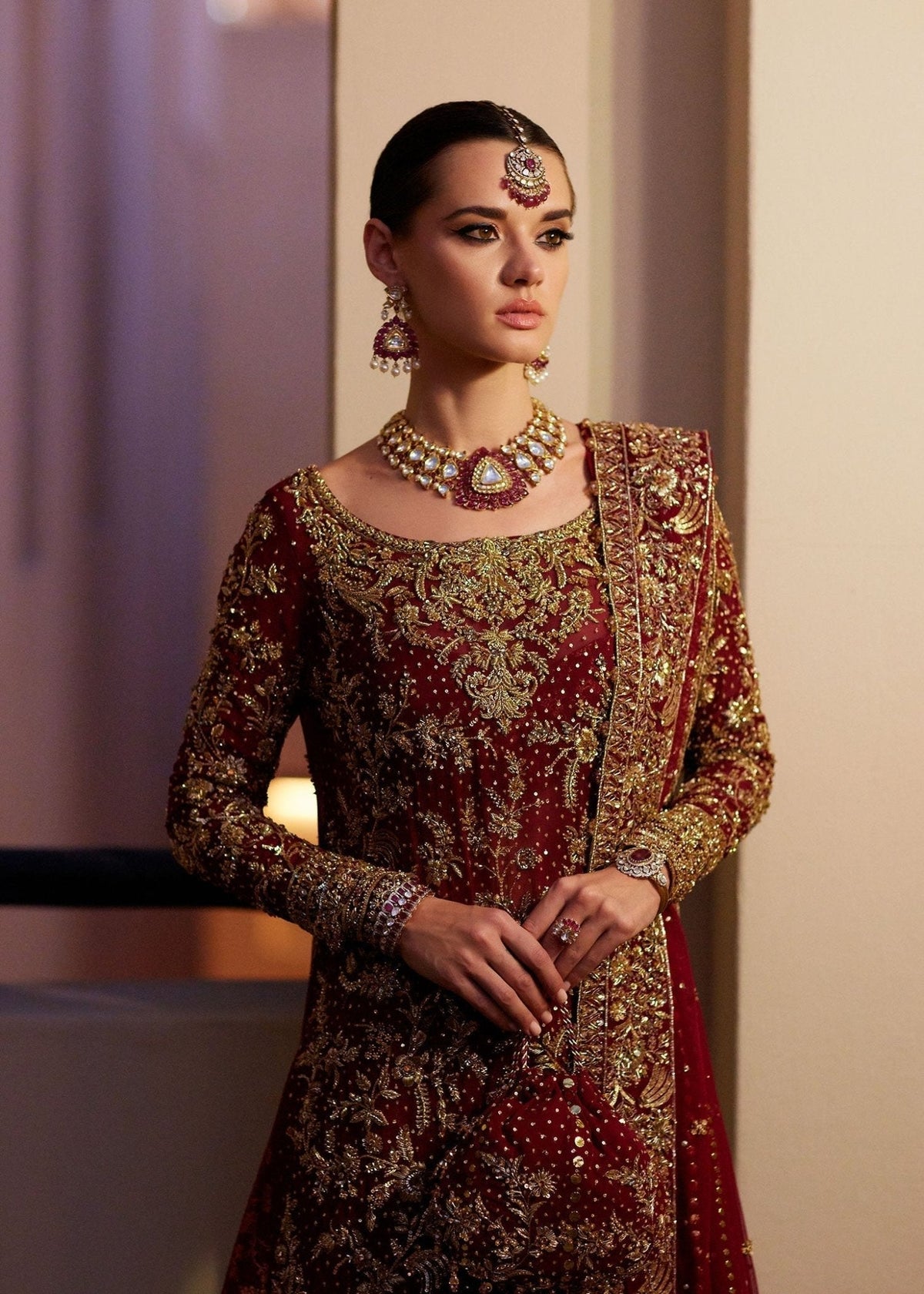 Zinia bridal dress styled full look - Kanwal Malik Pakistani couture